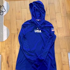 Olympic USA heat gear hoodie